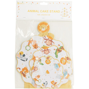 Safari Party Cake Stand - Multicolour by My Party
