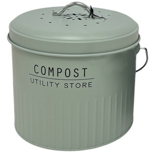 Embossed Round Compost Bin