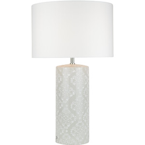 Cressida Table Lamp - Cream and White