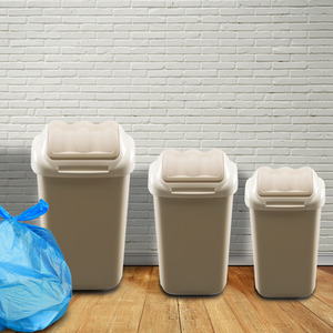 Lift Recycle Plastic Waste Bin 15-30-50L by Home Centre