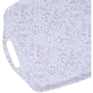 Large Grey Ivy and Bramble Tray - Grey