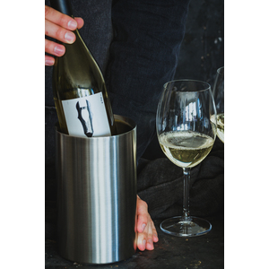 BarCraft Stainless Steel Double Walled Wine Cooler, Gift Boxed - Stainless Steel by BarCraft