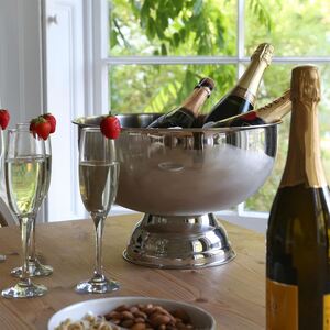 Stainless Steel Champagne Ice Bucket - 35cm - Plain - Silver by Rink Drink
