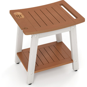 Shower Bench Seat Shower Stool by Costway