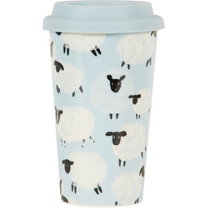 Highland Flock Travel Mug - Blue