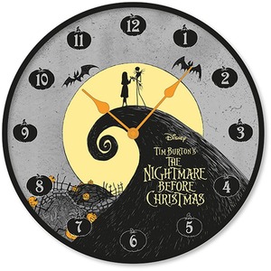 Nightmare Before Christmas Wall Clock - Grey by Disney
