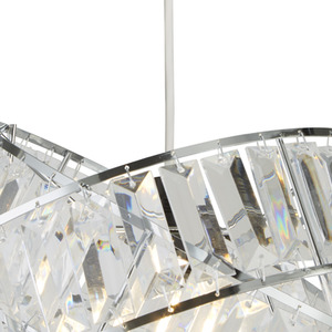 2 Band Chrome and Clear Non-Elec - Silver by Lighting Collection