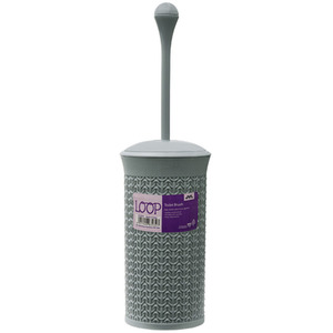 12L Knit Design Loop Plastic Round Bin by JVL