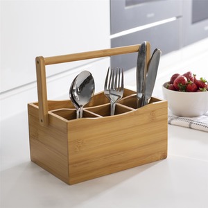 Bamboo Utensil Cutlery Holder - Bamboo by Maison & White