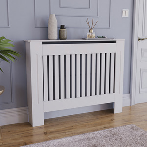 Chelsea Radiator Cover - White / 112cm by Vida Designs