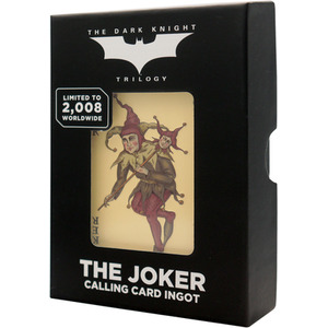 The Dark Knight Trilogy Limited Edition Joker Calling Card Ingot - Multi by DC Comics
