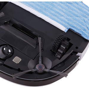 High-Suction Smart Robot Vacuum with Remote APP Voice Control - White+Pink by Livingandhome