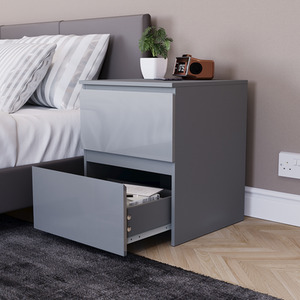 Vida Designs Glinton 3 Piece FSC Bedroom Set - Grey by Vida Designs