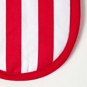 Red Owls Cotton Double Oven Glove - Red by Homescapes