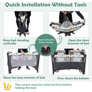 5-in-1 Baby Bassinet Bedside Sleeper by Costway