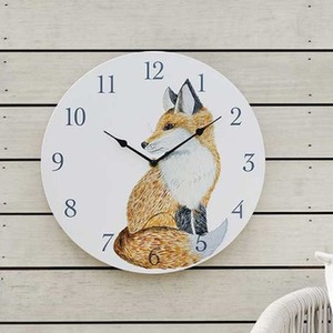 Fox Wall Clock - Cream by Marco Paul