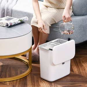 Kitchen Waste Bin with Sliding Lid by lifeideas