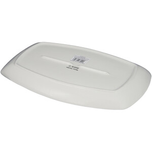 Regency Porcelain Oval Platter - White / 34.6cm