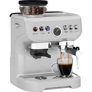 HOMCOM Espresso Machine with Integrated Bean Grinder Steam Wand by HOMCOM