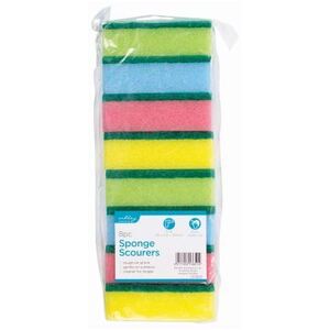 Sponge Scourers - Multi - Pack of 8 - Multi by Ashley