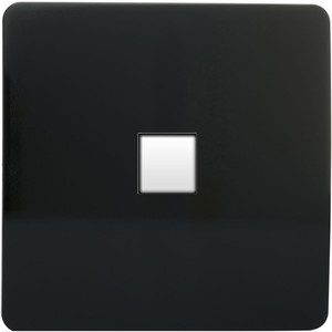 Trendiswitch 1 Gang Ethernet Connection Plate - Black by Trendiswitch