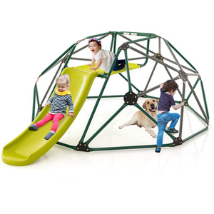 Climbing Dome and Play Set - Green by Costway