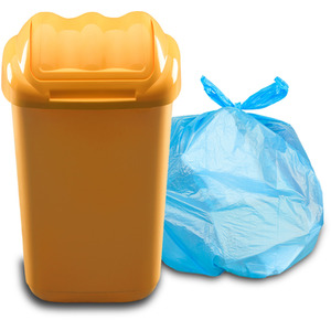 Lift Recycle Plastic Waste Bin 15-30-50L by Home Centre