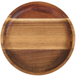 Acacia Wood Serving Platter - Natural / Round