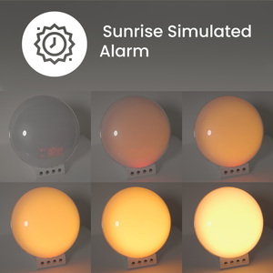 Smart Sunrise Alarm Clock - White by ValueLights
