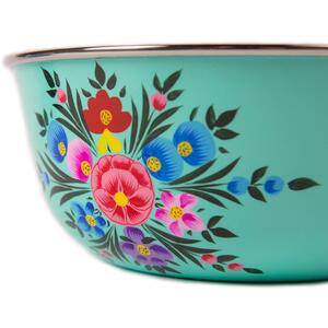 Pansy Picnic Bowl - 21.5cm - Mint Pansy / 21.5cm by Billy Can