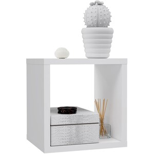 Mauro Singular Shelf Unit - Matte White