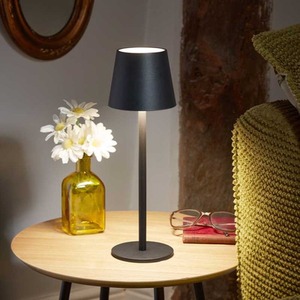 Modern LED Table Lamp USB Rechargeable - Black by Marco Paul