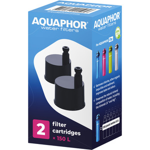 Cartridge Pack for City Bottle - Black by AQUAPHOR