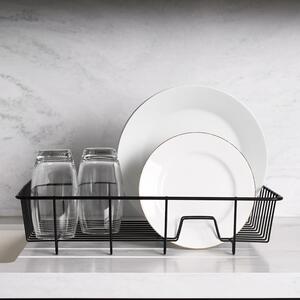 Dish Drainer Plate Rack - Black by OHS