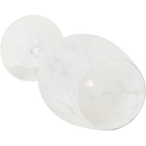 Confetti Wine Glass - White