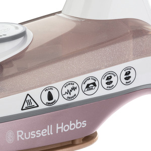 2600W Pearl Glide Iron Pink - Pink by Russell Hobbs