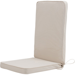 Icon Indoor Outdoor Chair Cushion with High Back - White / 4 by Icon