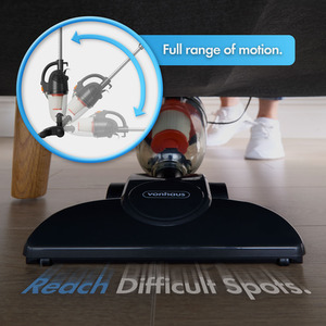 Corded Stick Vacuum Cleaner with 1.3L Dust Tank - Grey by VonHaus