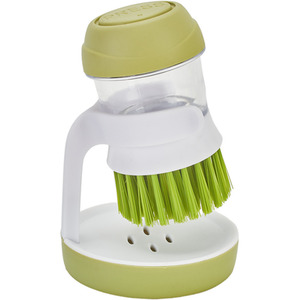 Dish Pot Brush With Soap Dispenser by Livingandhome