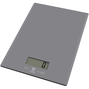 Glass Kitchen Scale Range - Grey by Casa
