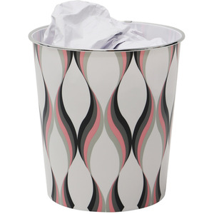 Spiral Waste Paper Bin by JVL