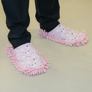 Ghost Chenille Slippers - Pink