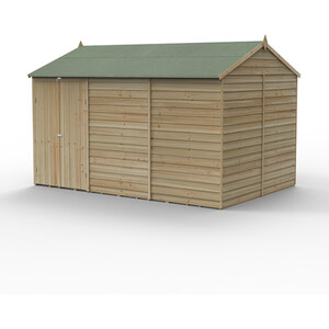 4LIFE Reverse Apex Shed 12x8 - Installation Included / Without Base / 0 by Forest Garden