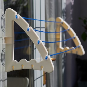 Balcondry Portable Clothes Airer - White by Balcondry