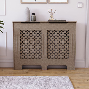 Oxford Radiator Cover - Unfinished / 111cm by Vida Designs