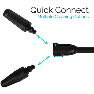 Pro-Kleen Electric Jet Pressure Washer For Patio and Car 1600W - Black by Pro-Kleen