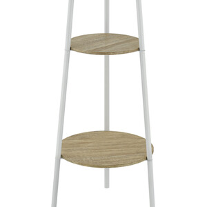 Evie Shelf Floor Lamp - White