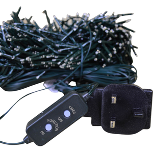 LED Christmas Multi Function Cluster Lights Mains Operated Timer by Samuel Alexander