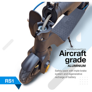 RS1 Electric Scooter - 350W - Black by Riley Scooters