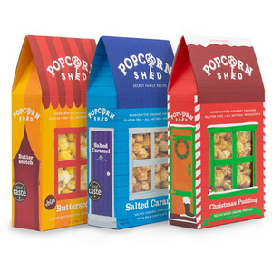 3 Flavour Caramel Popcorn Bundle - Multicolour by Popcorn Shed